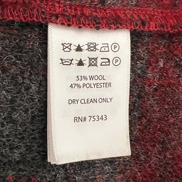 Max Studio wool blend plaid hooded coat S - Picture 6 of 8